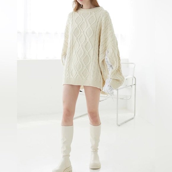 Storets Sadie Shirt Combo Knit Pullover size S/M - Picture 3 of 3